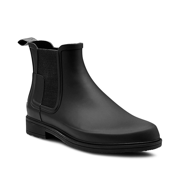 Hunter Other - Hunter mens original refined chelsea black rain boots size US10